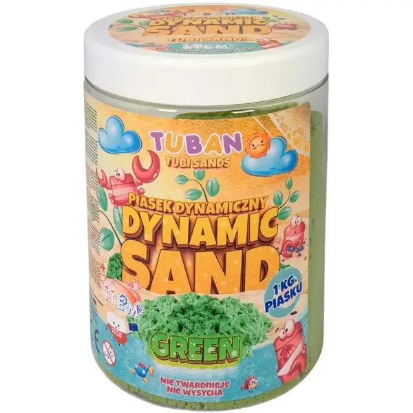 Tuban  Tuban Dynamic Sand 1 Kilo Groen – Kinetisch Speelzand
