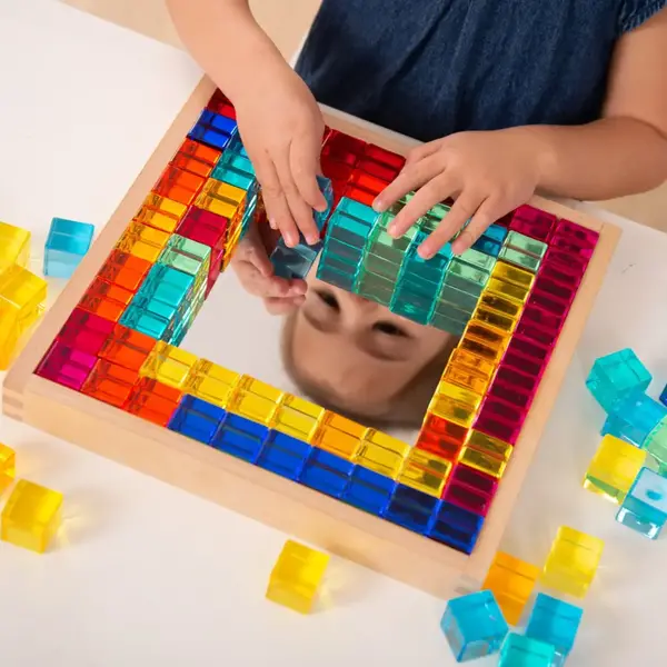 Tickit  Gem cube Mirror tray- Edelstenen set (met spiegel)