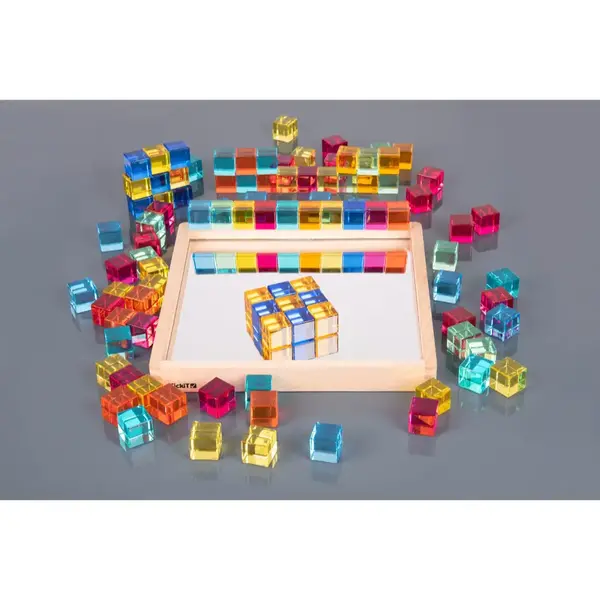 Tickit  Gem cube Mirror tray- Edelstenen set (met spiegel)