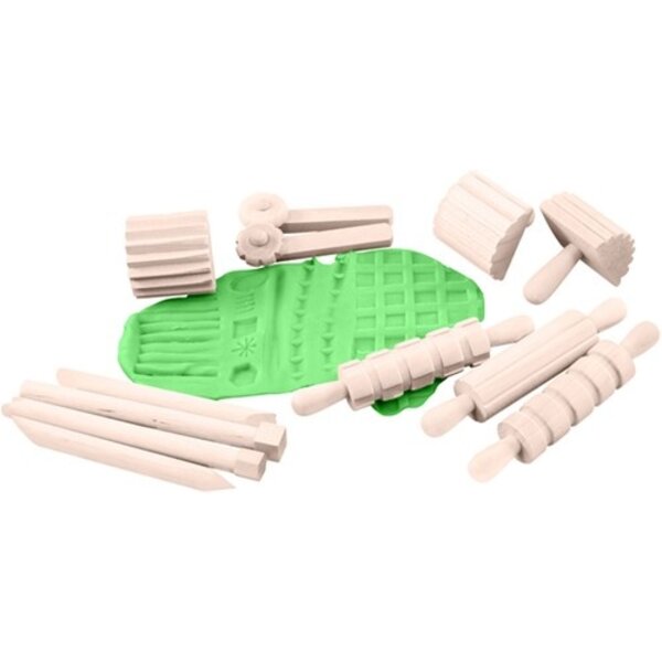 Eduplay  EDUPLAY Houten boetseergereedschapset rollers