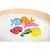 Eduplay  Eduplay Transparante Acryl Blokken - zee dieren 6 stuks