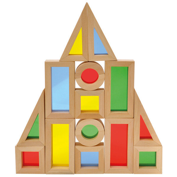 Eduplay  Eduplay houten regenboog blokken 24 stuks