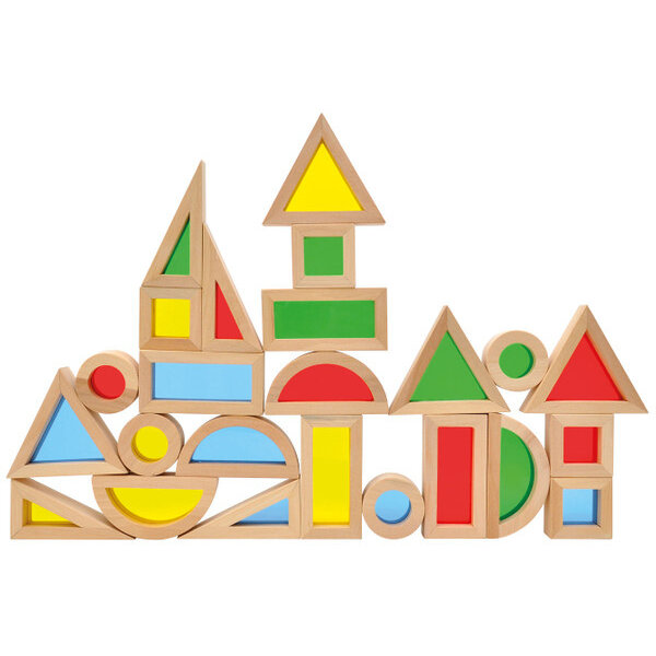 Eduplay  Eduplay houten regenboog blokken 24 stuks