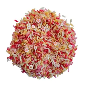 Grennn speelrijst pink flower mix 750 gram