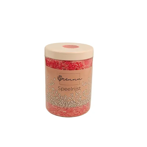 Grennn Grennn speelrijst aardbeien mix 300 gram