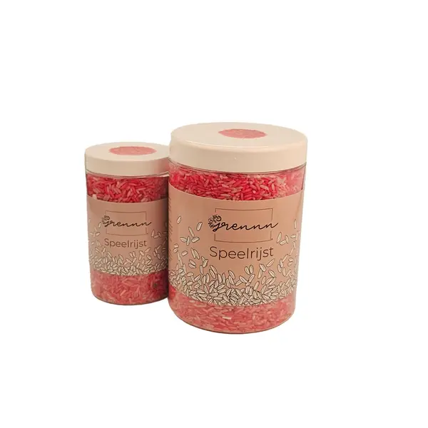 Grennn Grennn speelrijst aardbeien mix 300 gram