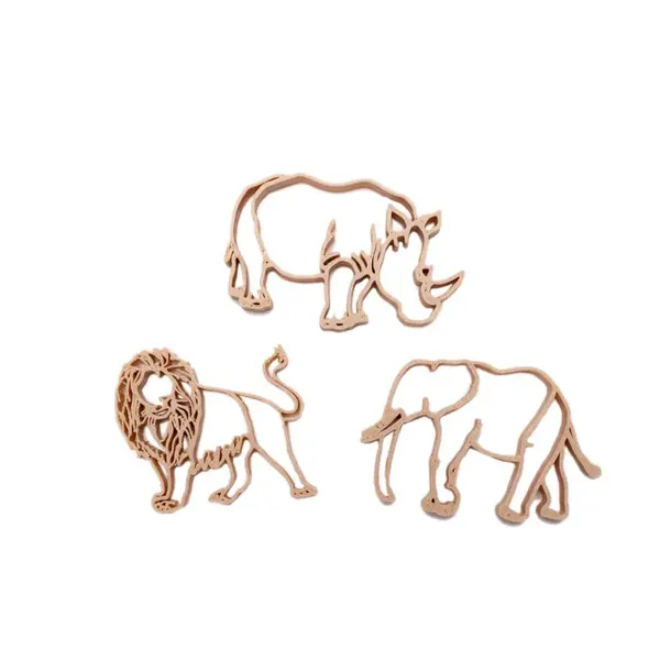 Grennn Grennn safari dieren uitsteker