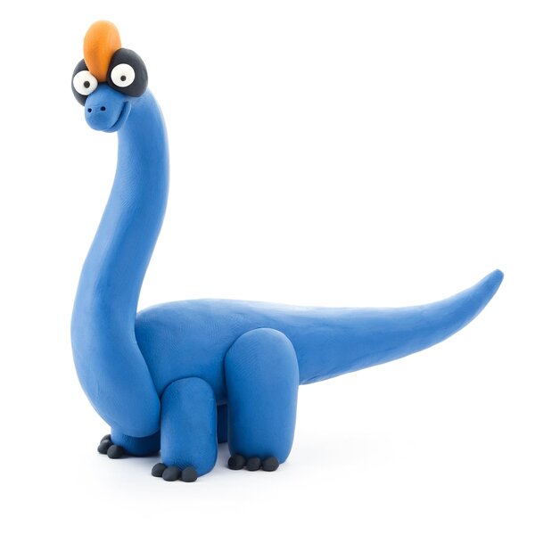 Hey Clay  Hey Clay – Dinos: Dinos: Stegosaurus, Pachycephalosaurus, Brachiosaurus – 6 cans 60032