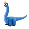 Hey Clay  Hey Clay – Dinos: Dinos: Stegosaurus, Pachycephalosaurus, Brachiosaurus – 6 cans 60032