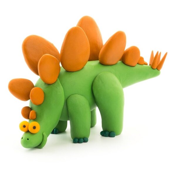 Hey Clay  Hey Clay – Dinos: Dinos: Stegosaurus, Pachycephalosaurus, Brachiosaurus – 6 cans 60032