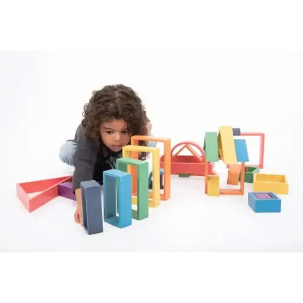 Tickit  Tickit Regenboog Houten Architect Set