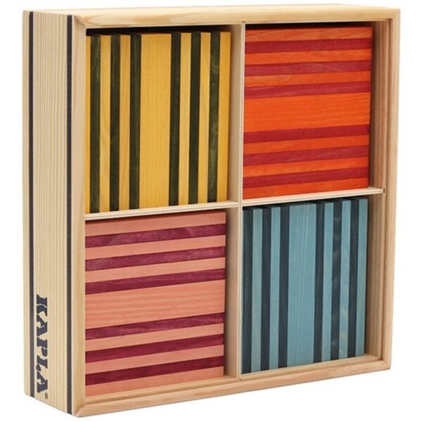 Kapla  Kapla - 100 OCTOCOLOR CASE : 100 planks in eight colours