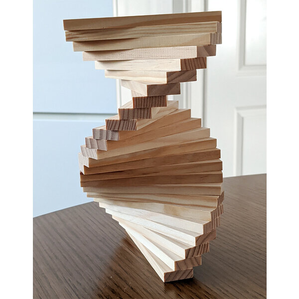 Kapla  Kapla - 100 OCTOCOLOR CASE : 100 planks in eight colours
