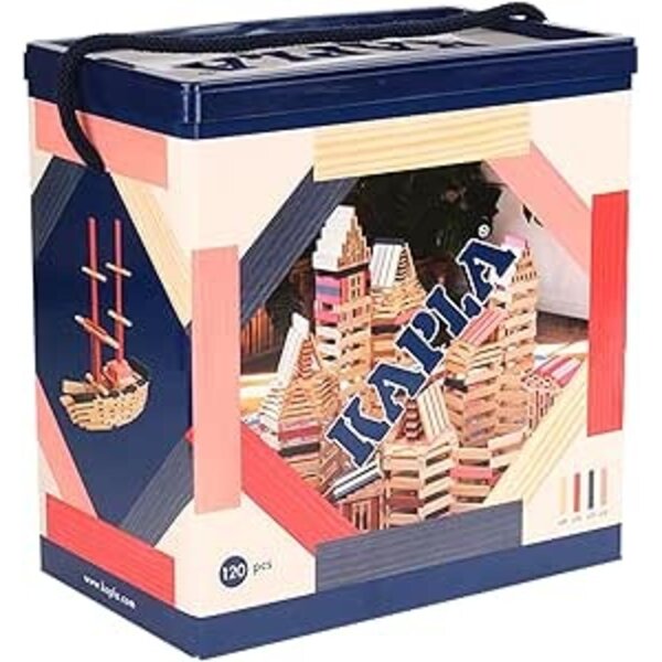 Kapla  Kapla - 120 box  90 natural + 30 gekleurde plankjes
