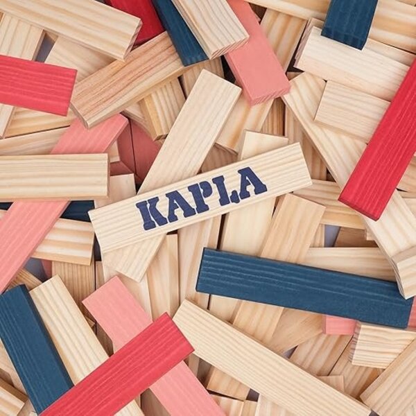 Kapla  Kapla - 120 box  90 natural + 30 gekleurde plankjes