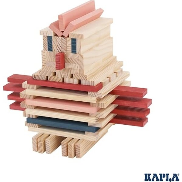 Kapla  Kapla - 120 box  90 natural + 30 gekleurde plankjes