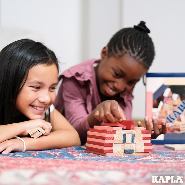 Kapla  Kapla - 120 box  90 natural + 30 gekleurde plankjes