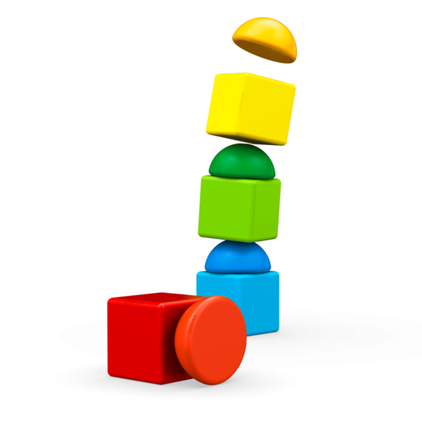 Geomag Geomag MagiCube Blocks Recycled Stacking 8 pcs 1+ Jaar