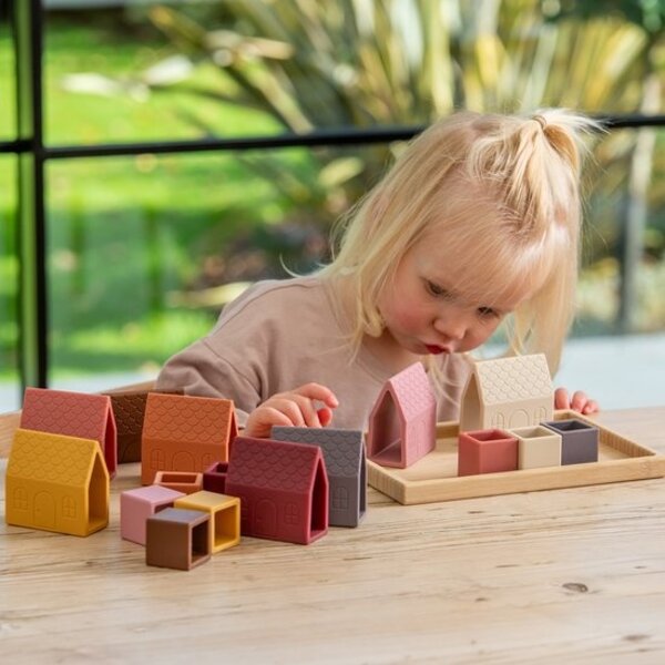 Tickit  Tickit SiliSoft® Dorpsblokken (Aarde)