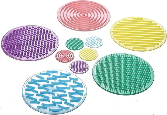 Ontdek de wereld met je voeten en handen: TickiT SiliShapes Sensorische Cirkels 