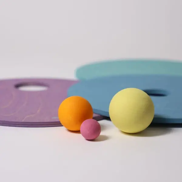 Stapelstein  Grimms x Stapelstein Rolling Discs Cool Pastel