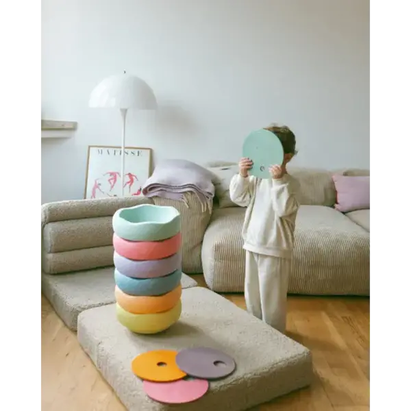 Stapelstein  Grimms x Stapelstein Rolling Discs Cool Pastel