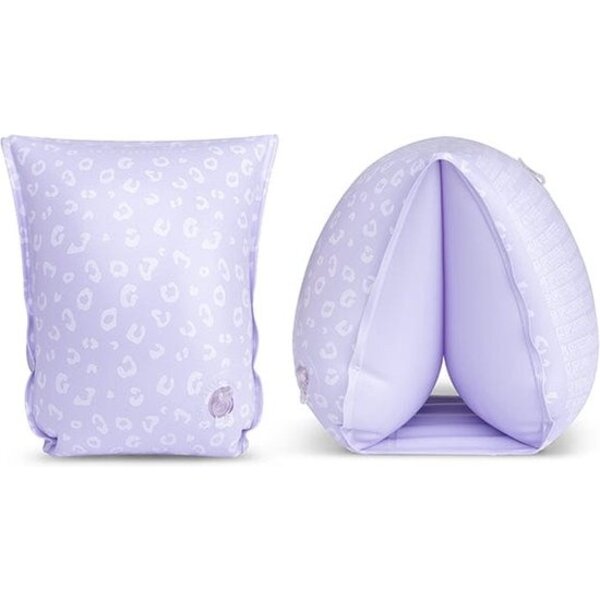 Swimessentials   Swim Essentials Lila Panterprint Zwembandjes 2-6 jaar