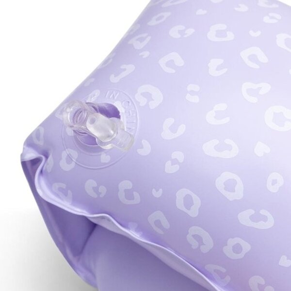 Swimessentials   Swim Essentials Lila Panterprint Zwembandjes 2-6 jaar