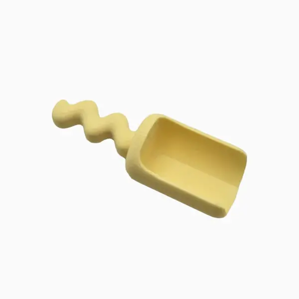 Grennn Grennn x Little Botanic Label schepje klein waves pastel geel