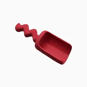 Grennn x Little Botanic Label schepje klein waves rood