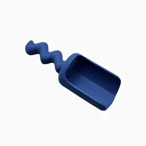Grennn x Little Botanic Label schepje klein waves blauw