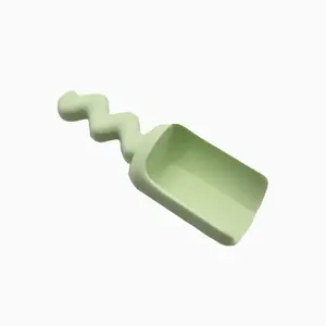 Grennn x Little Botanic Label schepje klein waves pastel groen