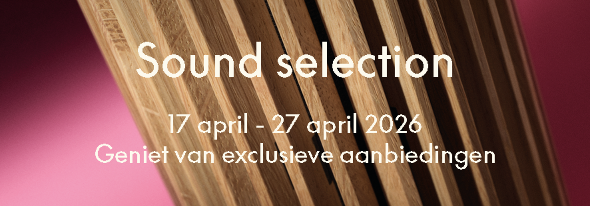Sound Selection 17 - 27 april 2026