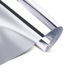 LOKLIK Permanent Adhesive Vinyl Mirror Metallic - Silver - 30.5 x 180 cm