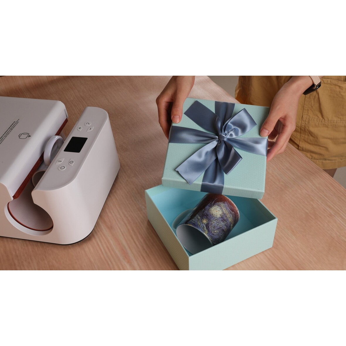 LOKLIK Auto Tumbler Heat Press - LOKLiK White