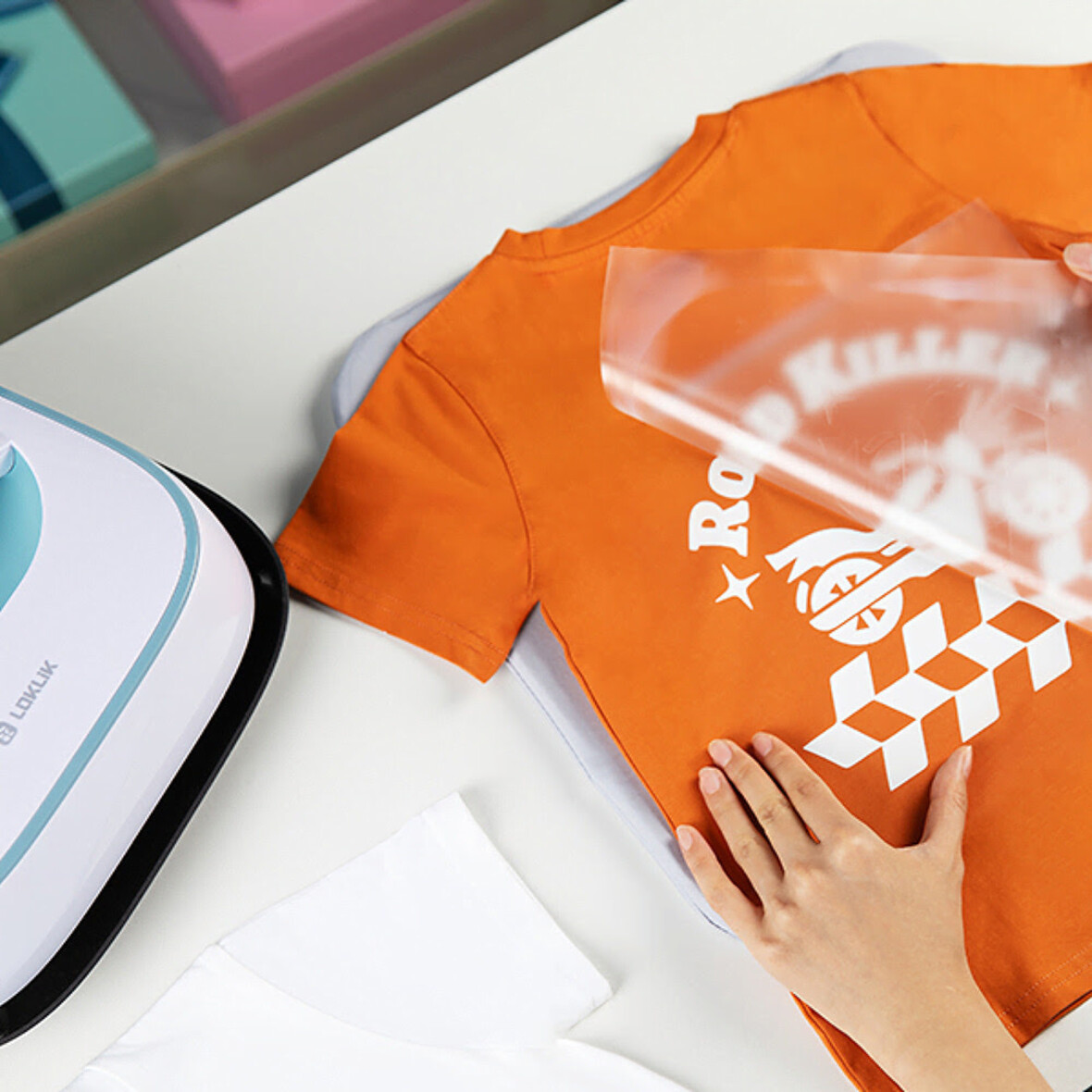 LOKLIK Easy Heat Press - Romance Pink