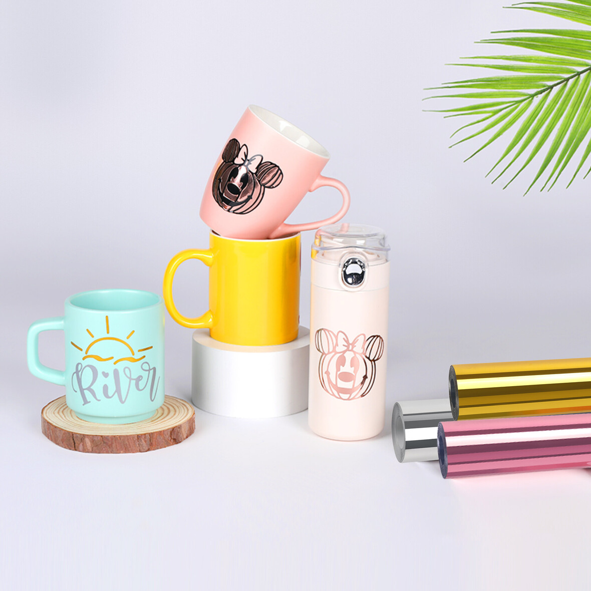 LOKLIK Permanent Adhesive Vinyl Mirror Metallic - Silver - 30.5 x 180 cm