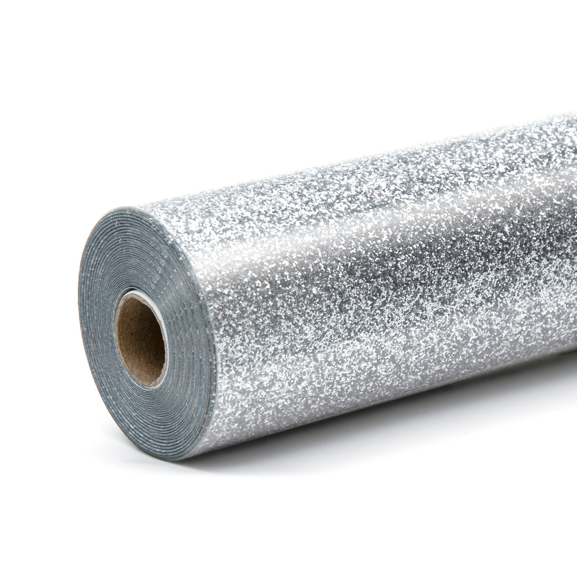 LOKLIK Heat Transfer Vinyl Glitter - Silver - 30.5 x 90 cm