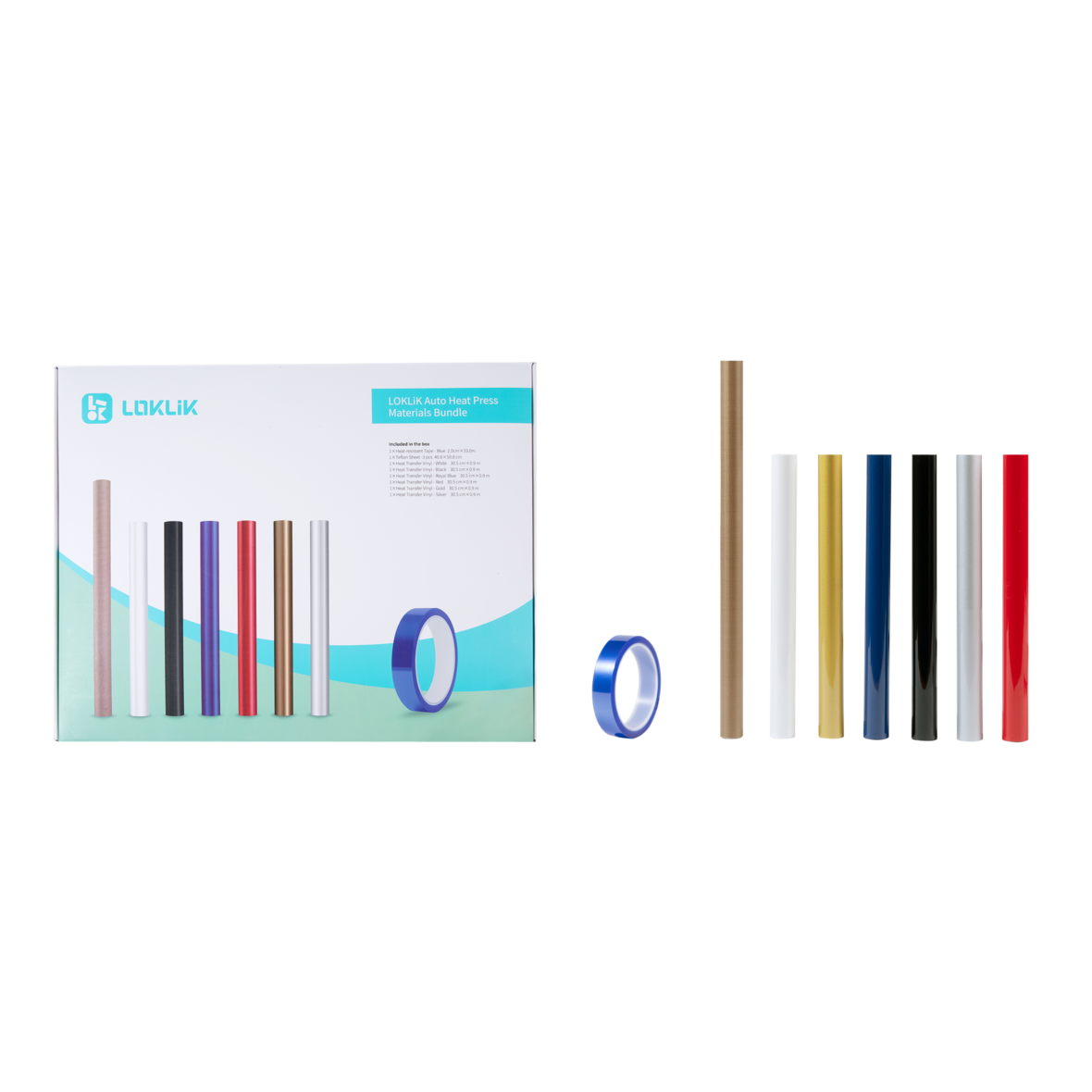 LOKLIK Starter Pack for Auto Heat Press