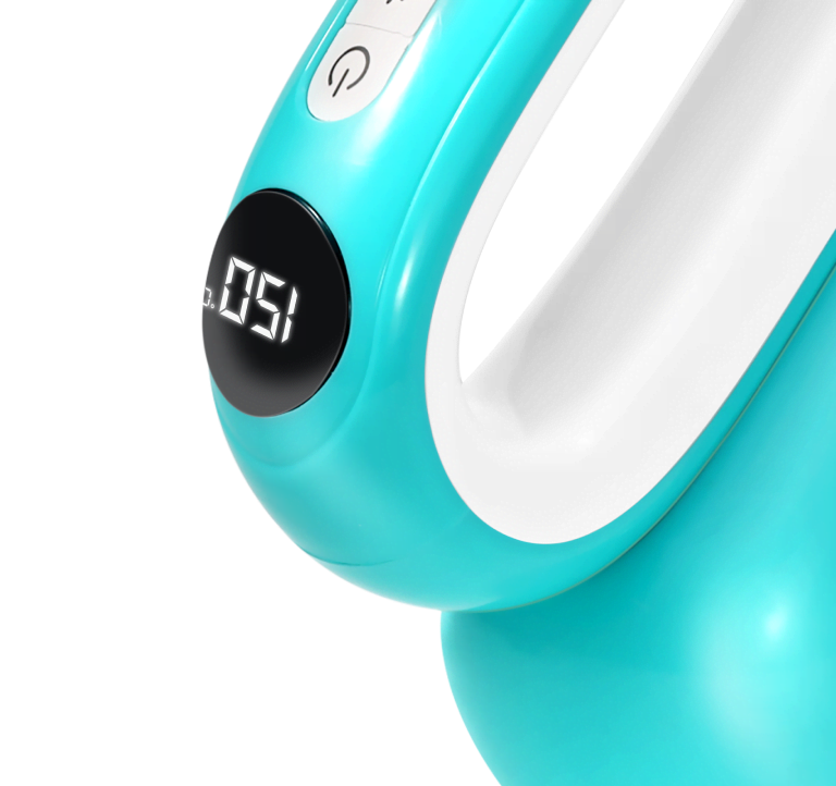 LOKLiK Impress™ Hat at an angle. THe DIsplay reads 150 °C.