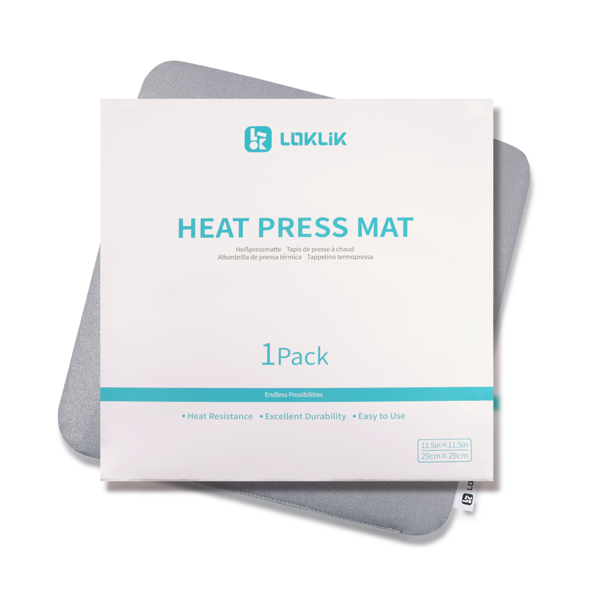 LOKLIK Heat Press Mat 29.21 x 29.21 cm