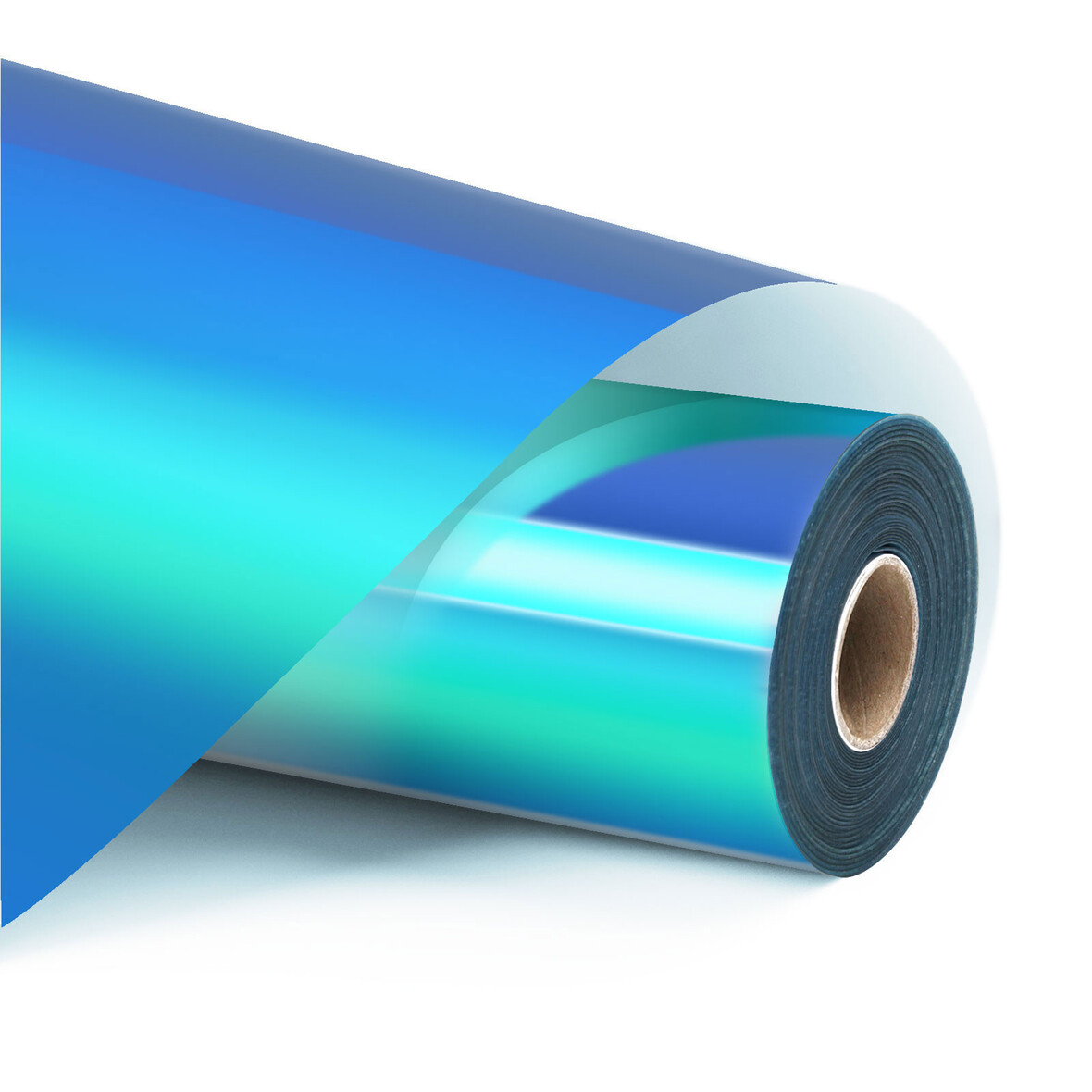 LOKLIK Permanent Adhesive Vinyl Holographic - Aqua Blue - 30.5 x 90 cm