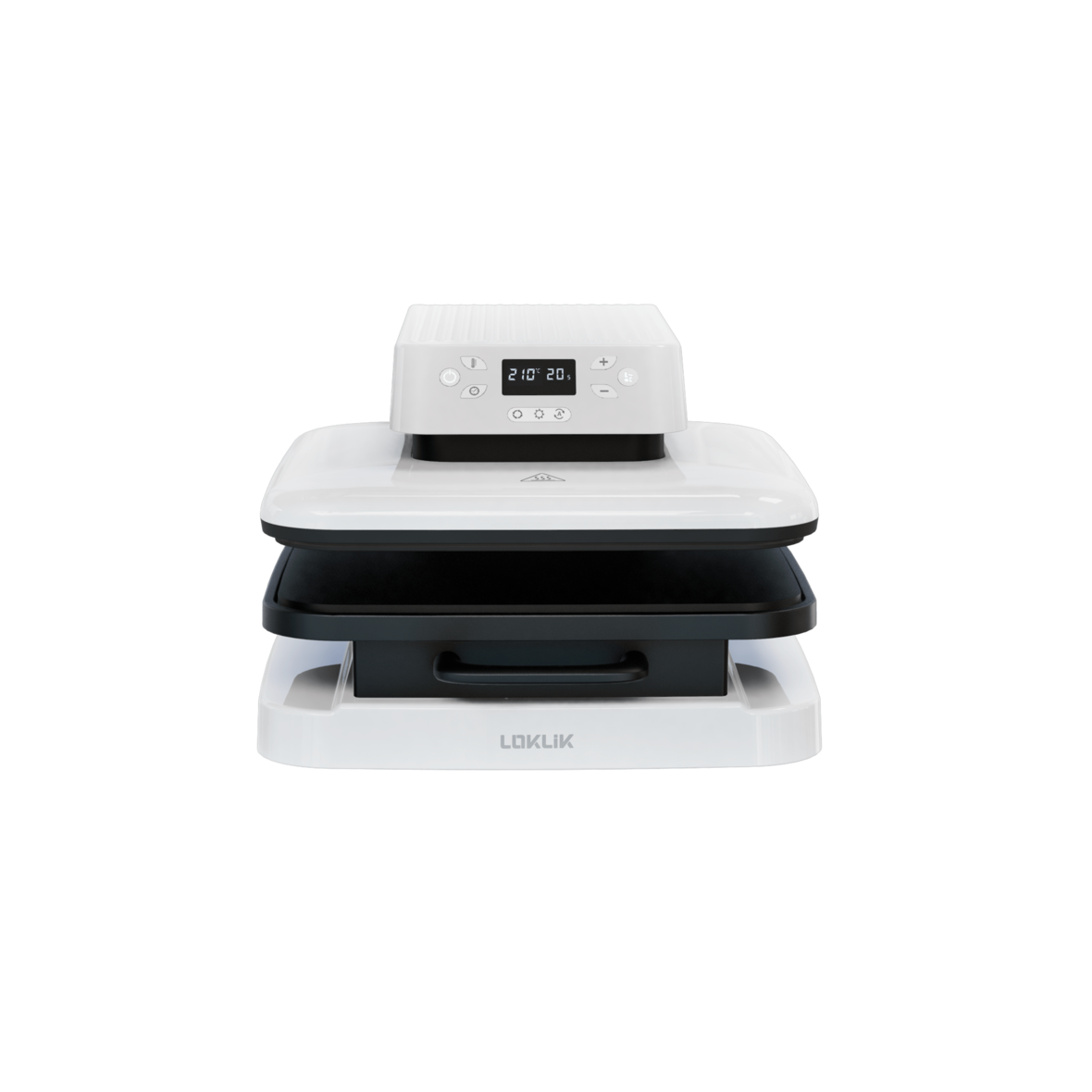 LOKLIK Auto Heat Press - LOKLiK White