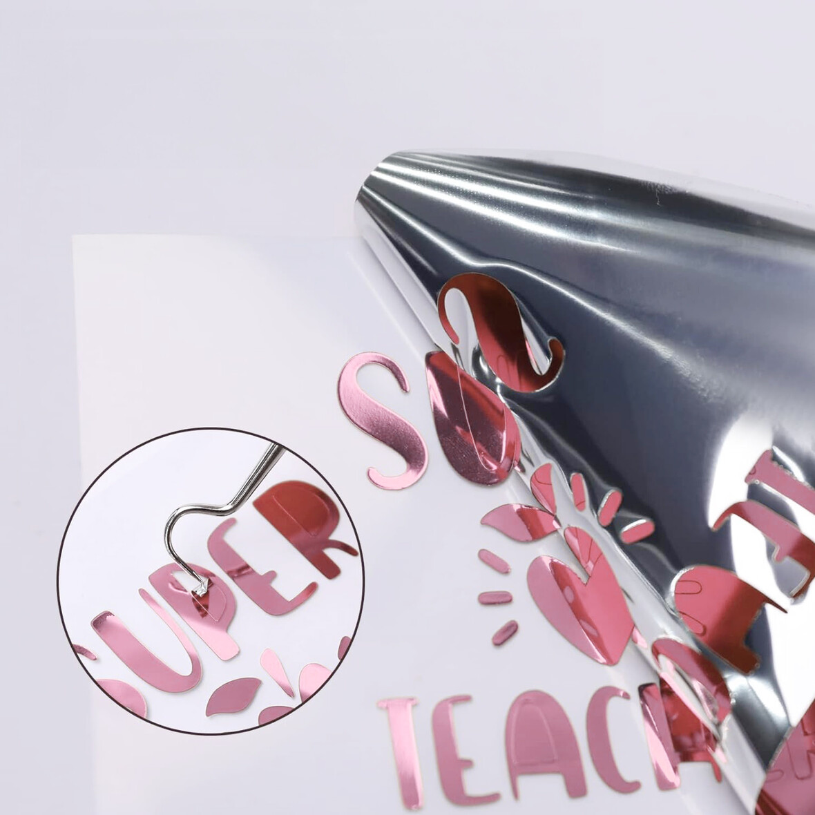 LOKLIK Permanent Adhesive Vinyl Mirror Metallic -  Rose Gold - 30.5 x 180 cm