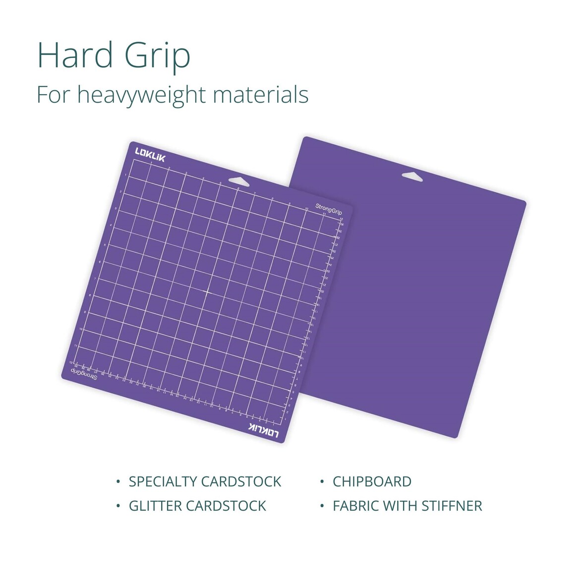 LOKLIK Cutting Mat 3 Pack - Purple Hard Grip