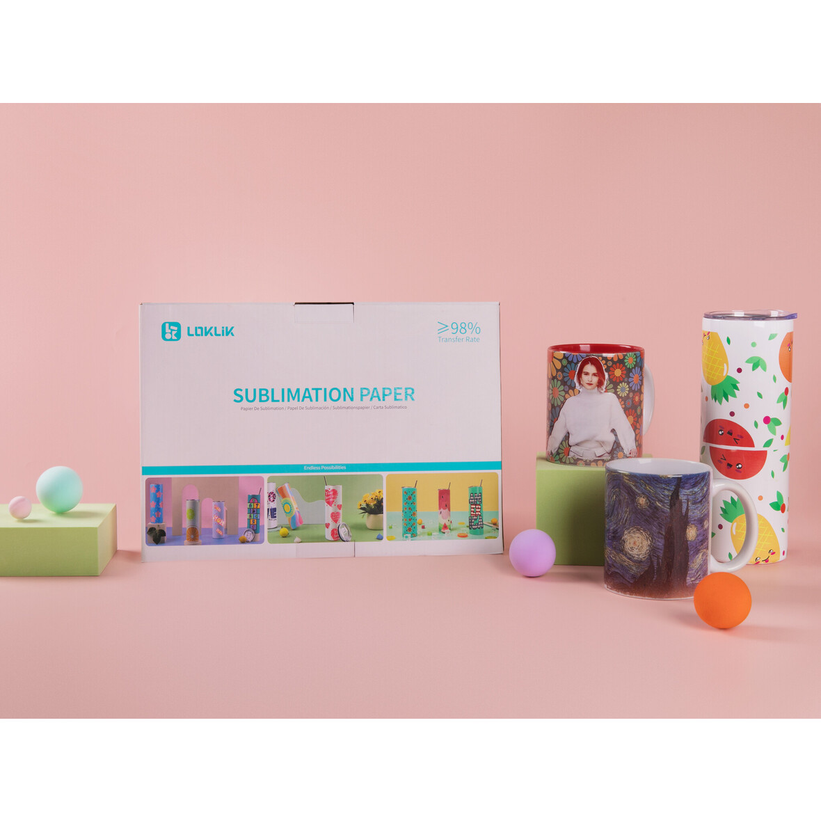 LOKLIK Sublimation Paper A4 - 140 Pack