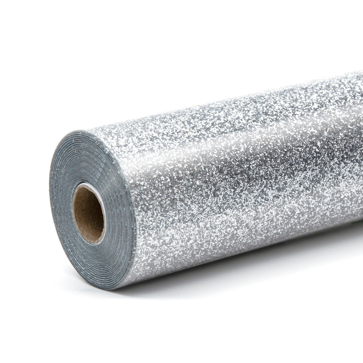 LOKLIK Heat Transfer Vinyl Glitter - Silver - 30.5 x 90 cm