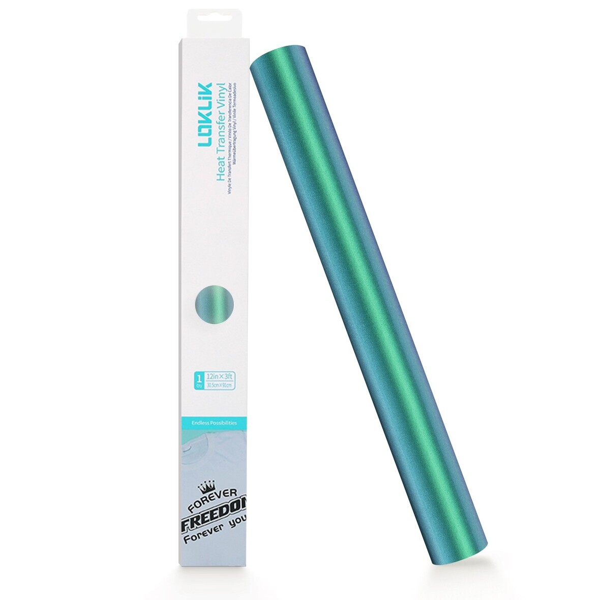 LOKLIK Heat Transfer Vinyl Chameleon - Gold to Green - 30.5 x 90 cm