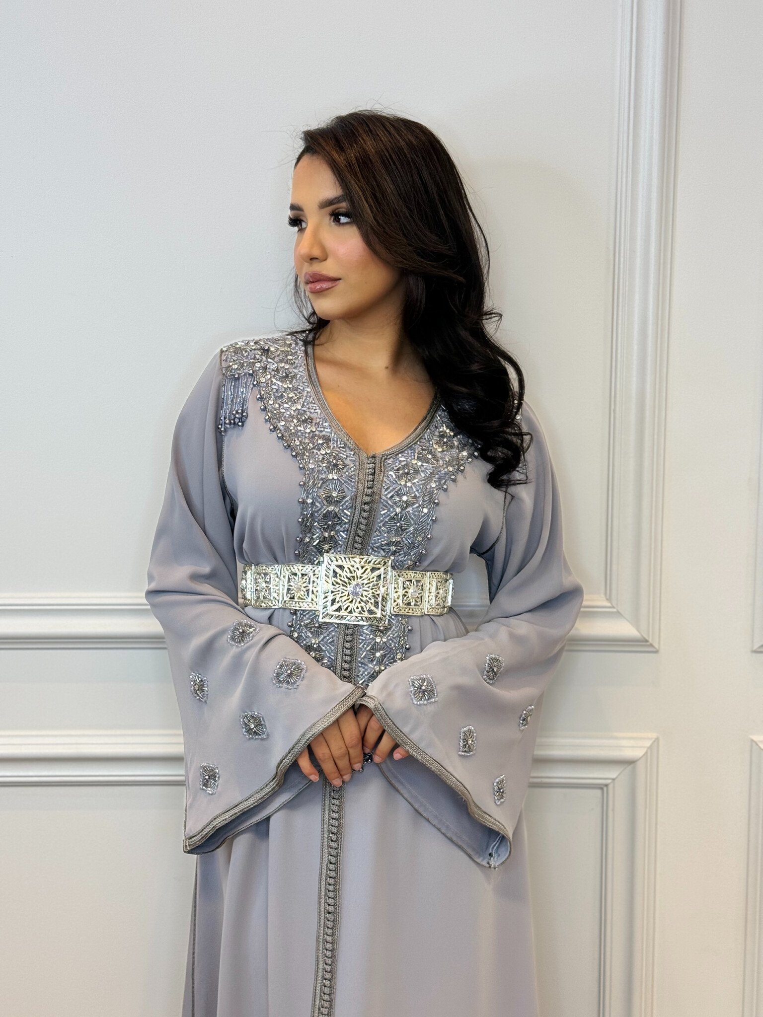 kaftan Kaftan Mounia Grijs