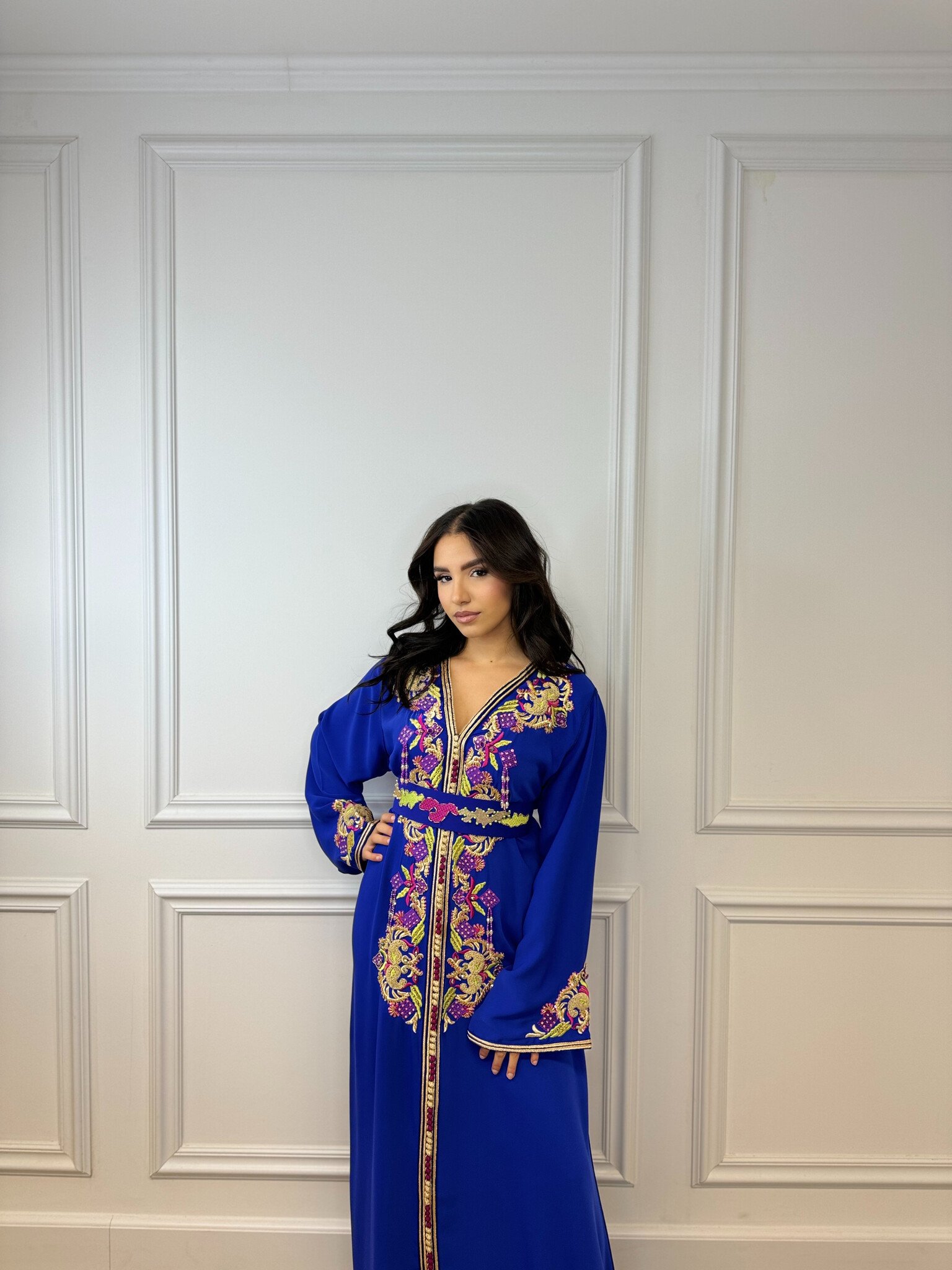 kaftan Kaftan Ilham Blauw